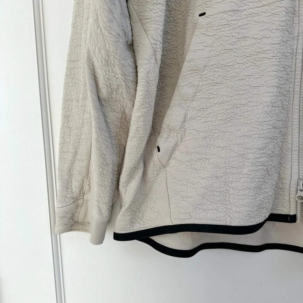 Nike Tech Full Zip‎ Hooded Jacket Textured Casual Style Men's XXL Gauze